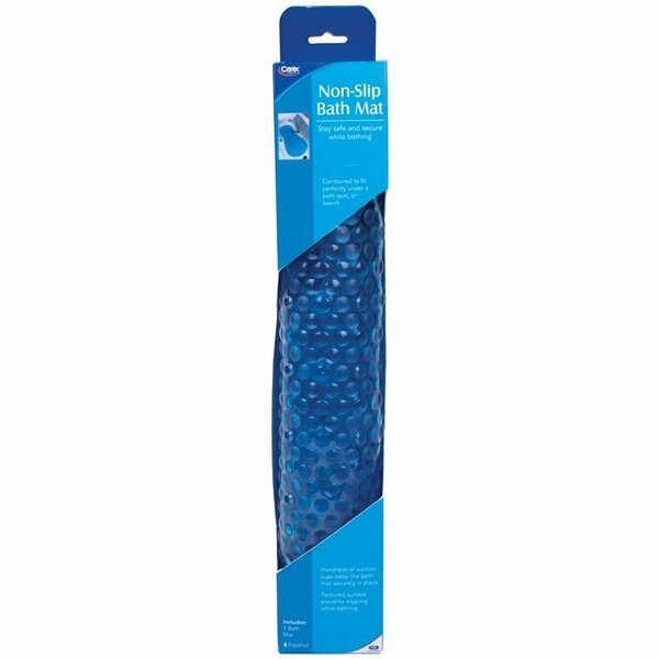 Carex Health Brands Blue Shower/Tub Safety Mat Rubber .5 in. H X 32 in. L FGB22100 0000